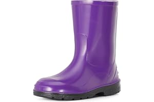 Ladeheid Chaussures en Caoutchouc imperméables Hautes pour Enfants - Bottes de Pluie pour garçons et Filles LA-939