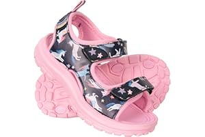 Mountain Warehouse Sand Kids Sandals - Comfortable Footwear with Cushioned Footbed, Touch Strap Fastening For Boys & Girls - For Spring Summer, Beach, Walking & Outdoors