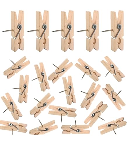 130 Broches En Bois Naturel - Épingles à Tête Ronde Pour Tableau Liège Et Affichage