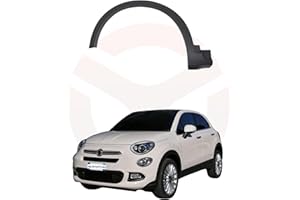 RICAMBYCAR Parafanghino Arco Ruota Nero Compatibile con Fiat 500X dal 2014 in poi (Anteriore, Sinistro)