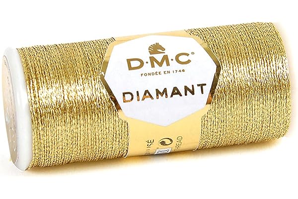 DMC - Diamant métallisé monobrin | Point de Croix - Broderie Traditionnelle | 35 m - 13 Coloris