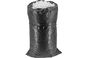 IMBALLAGGI 2000 - Sacco Patatine Polistirolo da 250 Litri Espanso, Antistatico e 92% Riciclato, Chips a S Colma-Vuoti per Imbottitura Imballaggio per Spedizioni e Trasloco, Resistente Ammortizza Urti