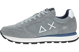 SUN68 Z44101 Sneakers Con Lacci In Tessuto/camoscio Uomo