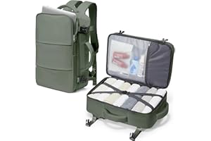 SZLX Mochila al Vacio con Bomba Mochila Viaje Cabina Avion 40x30x20 Ryanair Vueling Wizzair Equipaje de Mano 40x30x20 Mochila Viaje 40x20x25 Maletas Cabina 45x36x20 Easyjet para Portatil Mujer Hombre