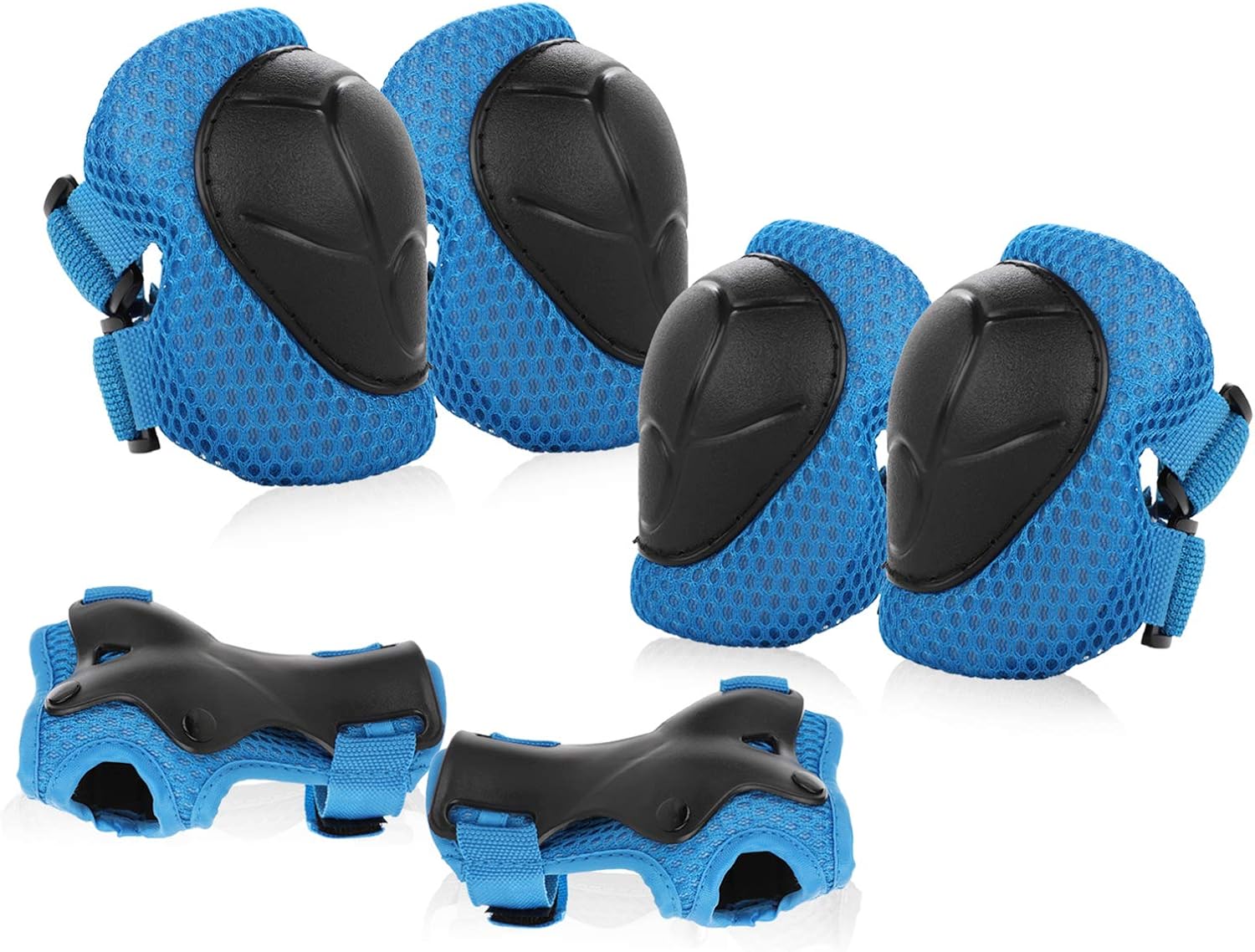 JIM'S STORE Protecciones Patinaje Infantil Consta de Rodilleras Coderas Muñequeras,es Adecuado para Bicicleta Patinaje Ciclismo Monopatín y Deportes Extremos