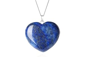 Wivico Piedras Naturales,Forma de Corazón Minerales y Piedras Preciosas Curativos,Reiki Piedras Chakras Yoga,Minerales Naturales,Amatista Piedra,Cuarzo,Terapia Amuleto,Decoración,Hogar,Regalo