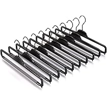 Set 30 Grucce Per Pantaloni In Plastica Riciclata - Appendiabiti Spugna Antiscivolo, Made In Italy - Foto 4