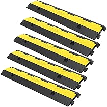 Wiltec Kanal Kabelbrücke 50t 40km/h Überfahrschutz 95x54x5,5cm