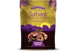 Abu Auf Sahara Delights Premium Chocolate Covered Dates, 300g
