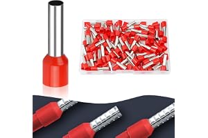 flintronic Krympverktyg för kabelskruvning 100 st/10,0mm², självjusterande kabelanslutning, 8 typer av isolerade spetsar, iso