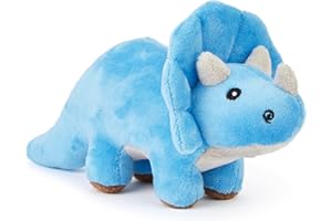 Zappi Co Peluche Douce pour Enfants - Compagnon de Jeu Parfait pour Les Enfants (12-15 cm) (Tricératops)