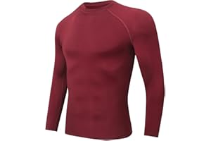 Djtnzdm Camiseta Térmicas Hombre Invierno Camisetas Interior Termicas Hombre Manga Larga Deporte Camisa Polar Futbol Frio Ropa