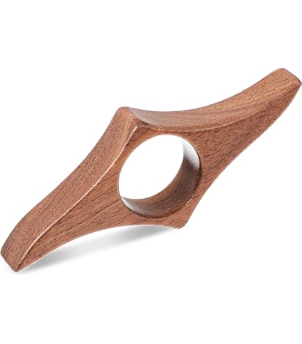 2 stuks duimklem, 25 mm bladwijzer van hout, duimring, zijstandaard voor boekenliefhebbers, lezers en