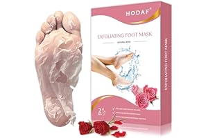 GENERIC 2 Pairs Foot Peel Mask for Hard Skin,Exfoliating Foot Peeling Mask for Dead Skin,Cracked Heel Treatment Socks,Plant Formula Moisturising Socks,Callus Remover Foot Mask,Baby-Soft Feet Skin (Rose)