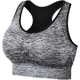 AUYAO Women's Sports Bra, Women's Sports Top, Yoga Bra Sports Bra Women High Impact for Gym, Yoga, Dance, Running Fitness | S