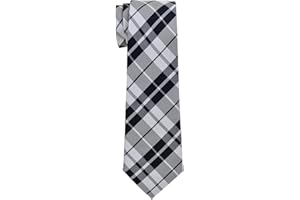 Retreez Jungen Gewebte Krawatte Plaid Kariert - 8-10 Jahre