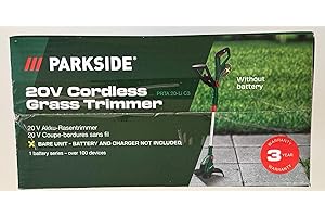 PSIDE Parkside® PRTA 20-Li C3 Coupe-Bordure sans Fil 20 V sans Batterie ni Chargeur Largeur de Coupe : env. 24 cm, Vert