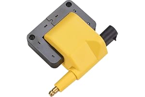 ENA Yellow Ignition Coil Pack Compatible with Chrysler Dodge Jeep Cherokee Wrangler Plymouth Sundance Acclaim Voyager B150 B250 B350 B2500 B3500 Replacement For 53008068 56027965 19017110 UF97 5C1707
