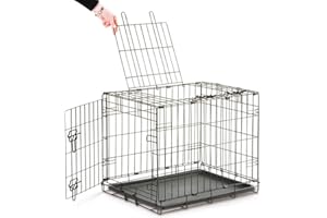 Savic - Cottage - Cage de transport pour chien - Noir poudré - 61 x 44 x 50 cm