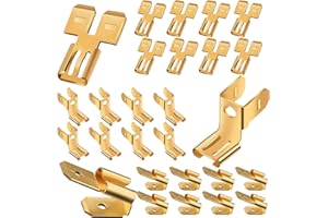 CANIPHA Kit de combinación de adaptadores de desconexión rápida para terminales, conector doble, pala Piggyback y hembra, 8 cada uno