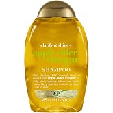 ogx glow apple cider vinegar shampoo for oily hair 385 ml