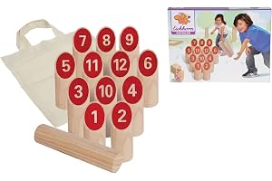 Eichhorn 100004540 – kastspel – i tygpåse – 14 delar – utomhus