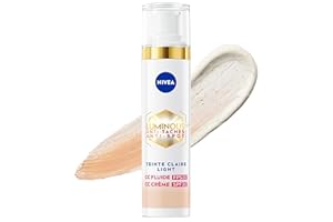 NIVEA Luminous 630 CC Fluide anti-taches FPS30 Teinte Medium (1 x 40 ml), CC Crème teint unifié, Fond de teint couvrant imperfections, Soin visage teinté anti-âge correcteur réducteur de taches