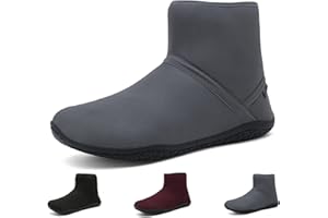 Wizshoe Botas Invierno Barefoot Botas de Nieve Hombre Mujer Puntera de Anchos Botine
