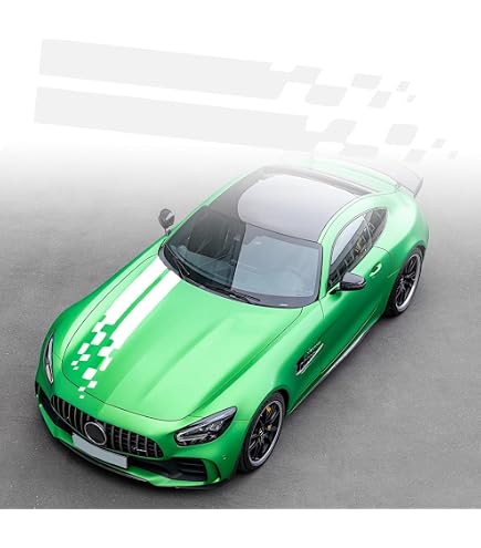 Autocollants Rayures Vipère Kiwistar - 10x400cm, Couleurs Fluo - Décor Rallye Pour Voiture, Moto