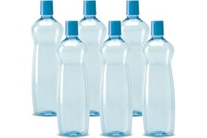 Milton Pacific 1000 Pet Water Bottles Set of 6, 1 Litre Each, Blue