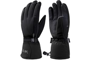 ‎KINEED Kineed Skihandschuhe Herren Wasserdicht Winterhandschuhe Warm 3M Thinsulate Snowboardhandschuhe Winter Schnee Handschuhe Thermo Winddicht