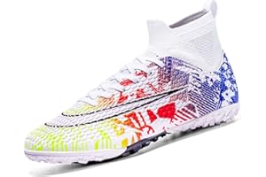 AMLCWZ Calzado de fútbol para hombre Césped artificial Calzado de fútbol profesional para niño Calzado de fútbol para niño Calzado de entrenamiento deportivo para exterior Calzado de fútbol para interior