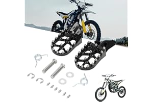 IUVWISN For Sur Ron Ultra Bee Footpegs Foot Rests Pedals for Surron Ultra Bee Electric Dirt Bike Black