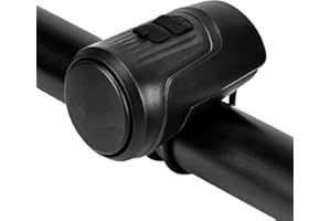 Campanello Bici Elettrico, Queta 125dB Allarme Antifurto Campana della bicicletta elettrica USB Ricaricabile Impermeabile per Bici/MTB/BMX (S)