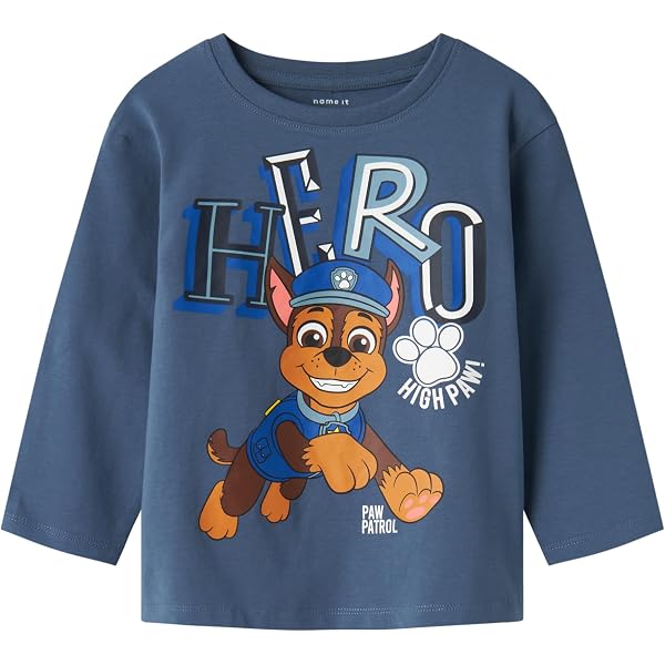 Sweat Pat'Patrouille Garçon - Sweat-Shirt Manches Longues Officiel Avec Marshall, Chase Et Rubble