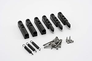 GEWEBE-PROFI Selbstschließendes Scharnier Türschließer für Fliegengitter Tür Insektenschutz Tür Fenter weiß oder braun (braun)