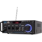 PyleUsa Home Audio Amplifier Home Theater Power Stereo Receiver, Surround Sound, PDA29BUEU