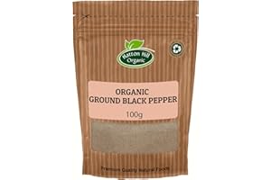 Organic Ground Black Pepper 100g by Hatton Hill