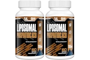 ‎TULEESHY Liposomale Phosphatidsäure (PA) 700 mg mit HMB, L-Leucin und Vitamin D3 (60 stück (2er Pack))