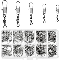 100 Hameçons Aberdeen Longue Tige - Acier Carbone, Nickel Noir, Pour Pêche Eau Douce