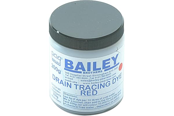 Bailey 3590 Teinture pour canalisations Rouge