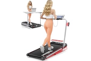 RUNIMON Tapis Roulant Elettrico Piehevole, 6 IN 1 Tapis Roulant Salvaspazio, Inclinazione 9%, 12 km/h, 2.5HP, Tapirulan con 2 Display LED, APP, Due Modalità di Controllo