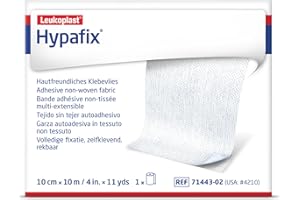 LEUKOPLAST BSN 99XX0393 Hypafix Adhesive Dressing, 10cm x 10m