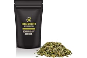 ‎HANSE&PEPPER GEWÜRZKONTOR 500g Bohnenkraut gerebelt Bohnen Kraut ohne Zusätze in Spitzenqualität - Gourmet Serie