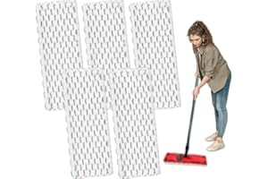 DLAIMI 5 Piezas Recambio Fregona para Vileda Ultramax Mopa Microfibra Kit,Cubierta Extra Ancha del Trapeador De Microfibra para Todos Los Pisos Duros Y Conveniente para Las Lavadoras