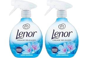 PARAHON Crease Release Spray – 2 x 500ml Anti-Crease Wrinkle Releaser | Spring Awakening Scents | Iron-Free Clothing Refresher Spray | Fabric Freshener