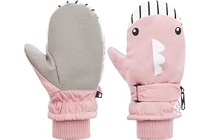 ‎CENTURY STAR Century Star Kinder Winterhandschuhe – wasserdichte Skihandschuhe für Jungen & Mädchen – Warme Fäustlinge mit Klettverschluss – Ideal für Schneespielen & Skifahren