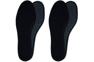 Lenzen Deo Breezers 2 Pares de Plantillas para la Circulación de Aire en el Zapato I Sensación de Frescura I Carbón Activo Antiolor