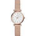 Fossil Womens Quartz Watch, Analog Display and Stainless Steel Strap ES4433