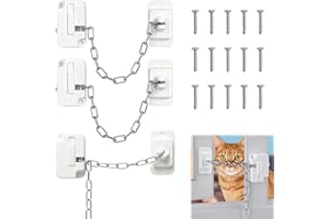 BAISHUWU 3 Pièces Securite Fenetre Enfant, Sécurité Fenêtre Sans Perçage, Bloque Fenetre Enfant avec Auto Adhésif, Bloc Fenetre Convient pour Réfrigérateurs, Verrous de Sécurité pour Enfants et Animaux Domesti